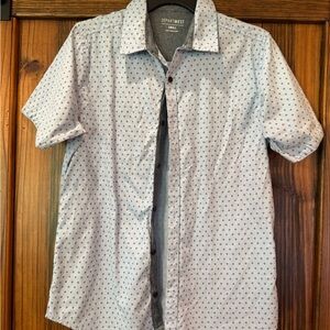 Men's Blue Short Sleeve Shirt